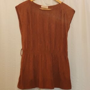 Rosette by Be Cool Suede Like top